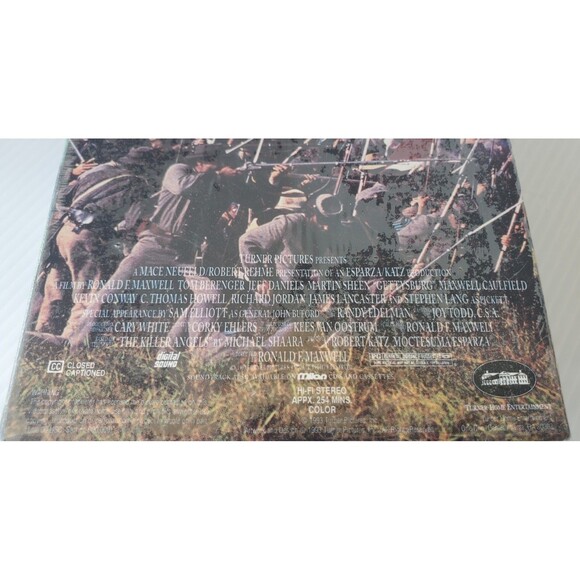 Gettysburg Tom Berenger Jeff Daniels Martin Sheen 2 Box Set 1993 VHS New Sealed - Picture 7 of 9